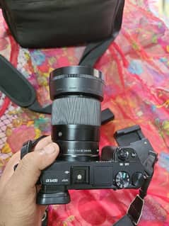 Sony A6400 Mirrorless camera with Sigma 30mm 1.4 lens