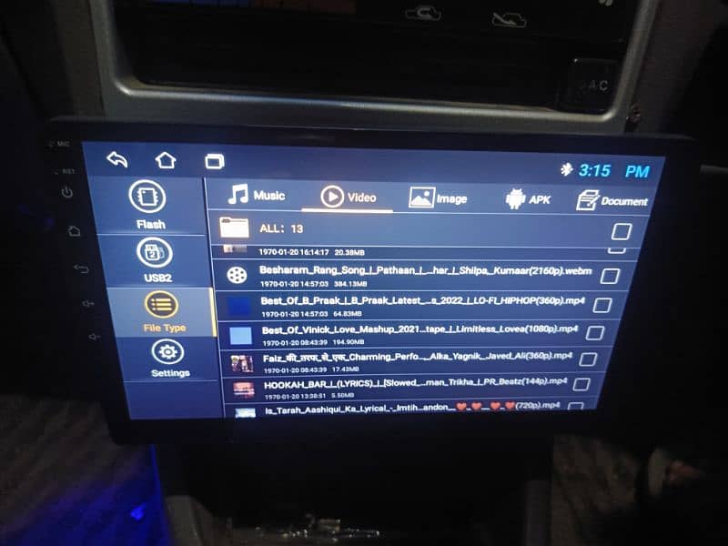 car LCD panel Android 12 inch 03452380313 8