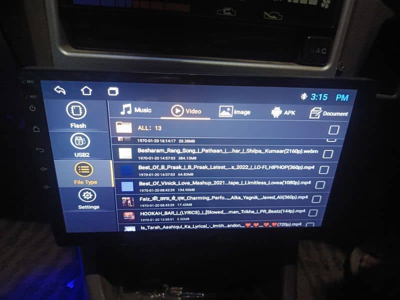 car LCD panel Android 12 inch 03452380313 11