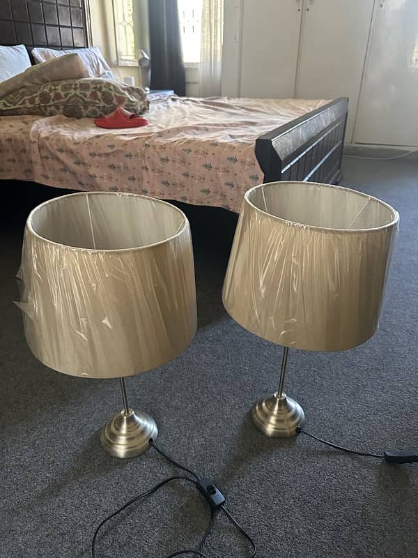 Pair of Imported lamps for sale 4