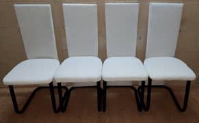 __4__ ELEGANT WHITE CHAIRS