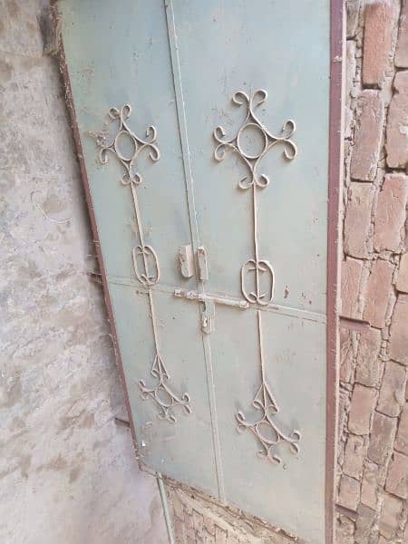 Iron Door and window + glass for sale . 6