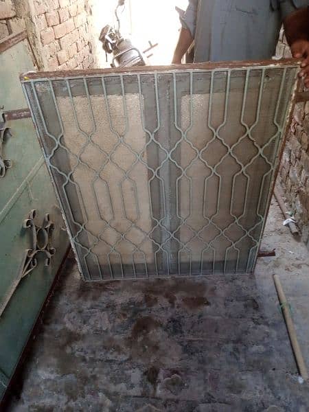 Iron Door and window + glass for sale . 8