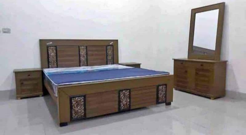 Big King Bed 17000. Side tabel 6000,Dressing13000. whatsapp 03140468141 16