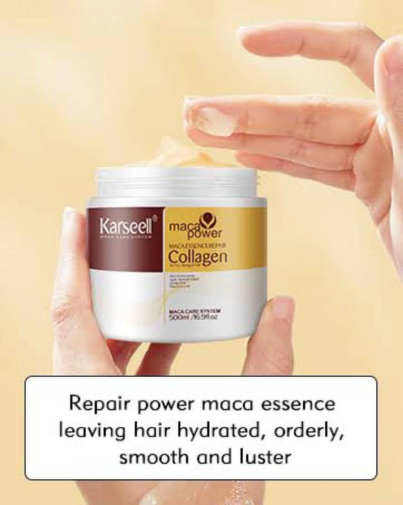 MACA ESSENCE REPAIR COLLAGEN HAIR CREAM & Free Home Delivery 1