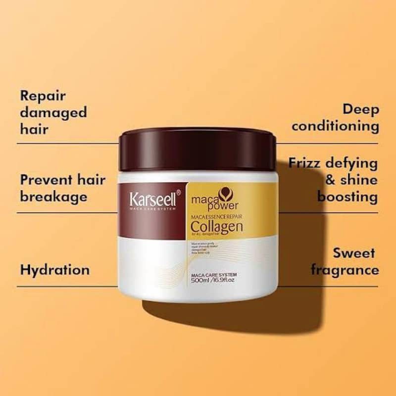 MACA ESSENCE REPAIR COLLAGEN HAIR CREAM & Free Home Delivery 2