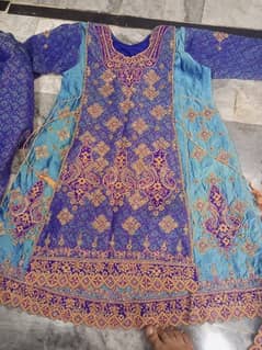 silk frock and bnarsi pjama