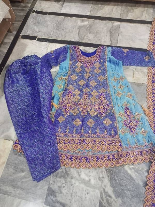 silk frock and bnarsi pjama 2