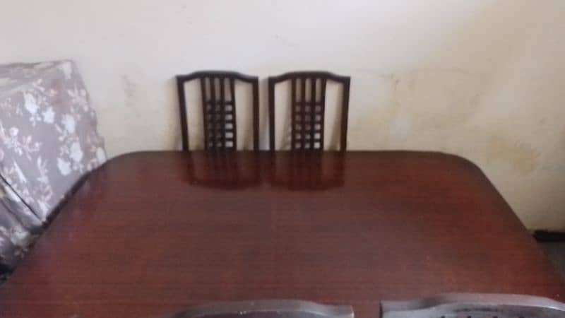 Dining table for sale 6 chairs 1 Table 2