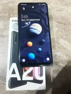 Samsung A20s with box charger