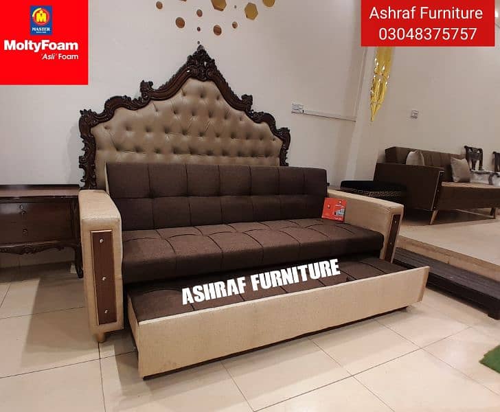 Sofa cum bed/Double cumbed/Sofa/L Shape/Combed/Centre table/Double bed 11