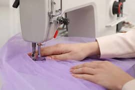 Ladies suit stiching by lady