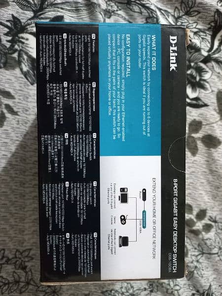 D-Link 8 Port Gigabit Easy Desktop Switch 1