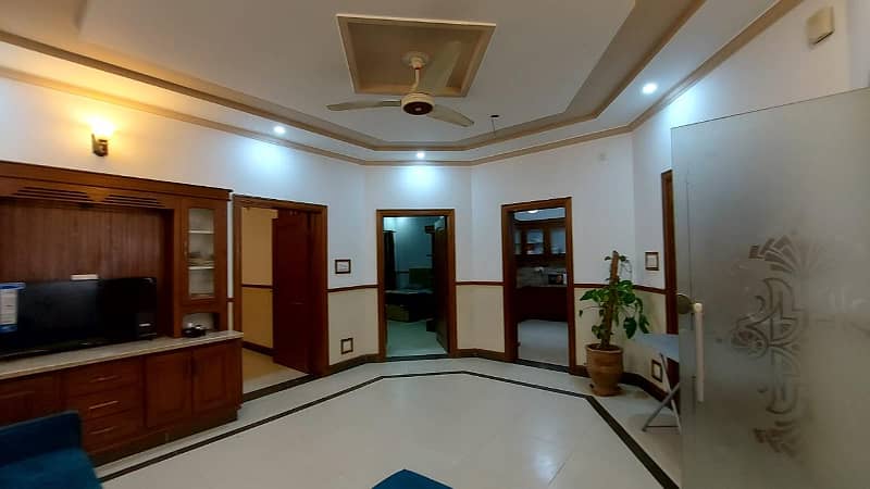 Ali block 7 marla gournd portion furnished available for rent in bharia town phase 8 0