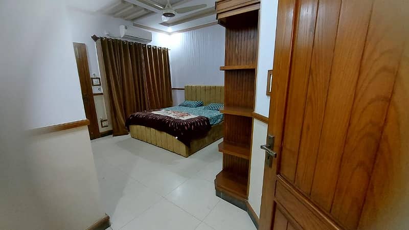 Ali block 7 marla gournd portion furnished available for rent in bharia town phase 8 5