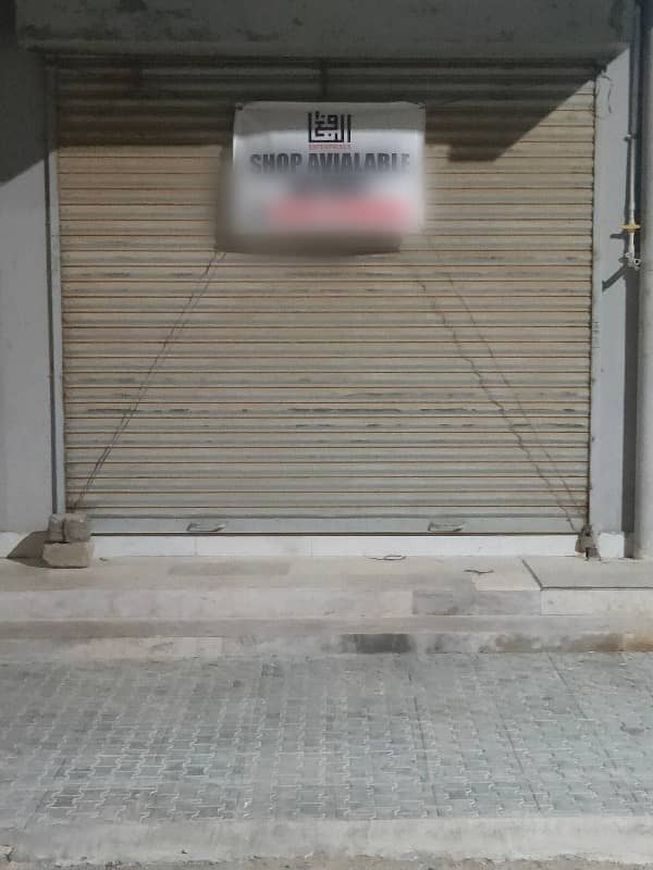 10x40 Shop for Rent Sector X4 Gulshan e Maymar 2