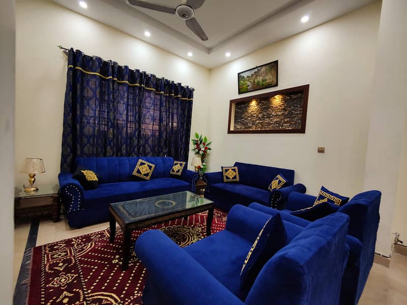 Ali block 5 marla double story fully furnished house avible for rent in bharia town phase 4