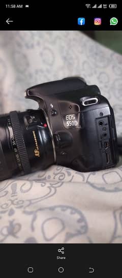 Urgent sale my canon EOS 550D DSLR. .