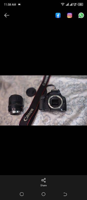 Urgent sale my canon EOS 550D DSLR. . 1