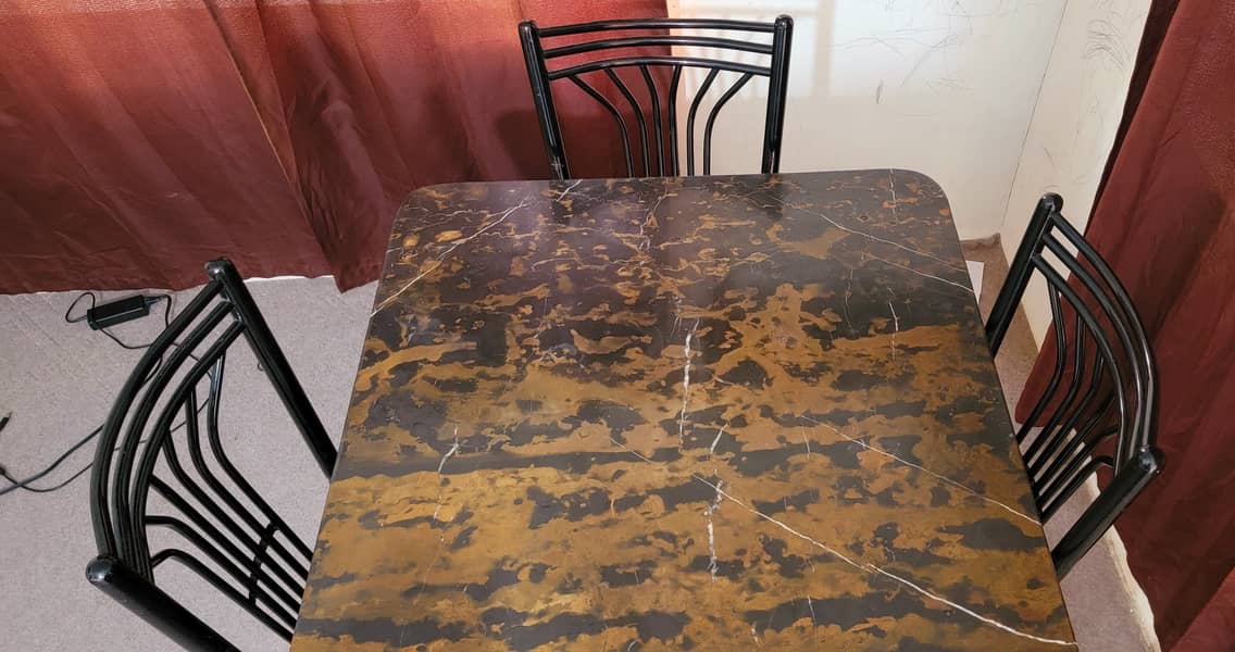 Marble Top Dinning Table 5