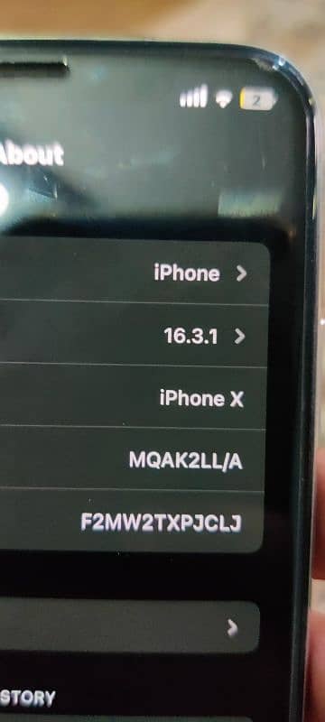 iphone x Pta Approved Water pack 64 GB 5