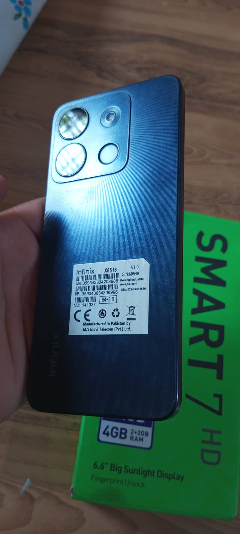 Infinix Smart 7 HD 4/64 5000mah Battery 1