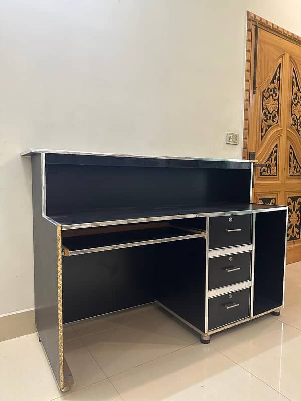 Office Table with Storage 1