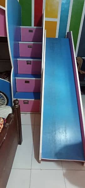 Kid's Beds with slide and mattress 7