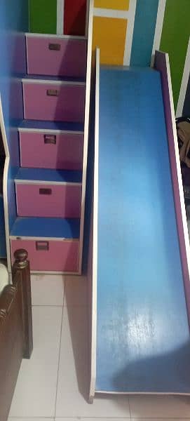 Kid's Beds with slide and mattress 11