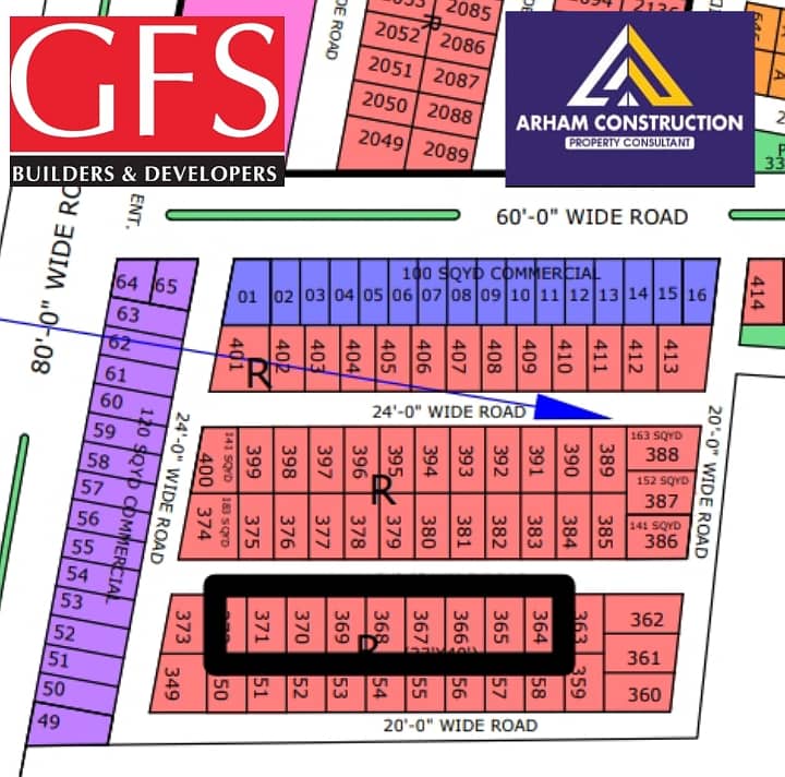 NORTH TOWN RESIDENCY PHASE 1 EXECUTIVE BLOCK 120syd leased plot 0