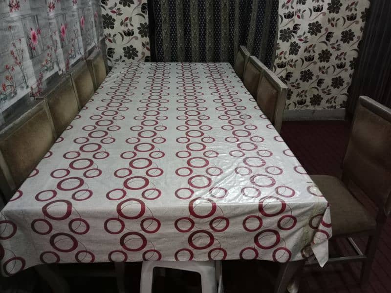 Glass Dining Table with Chairs 3