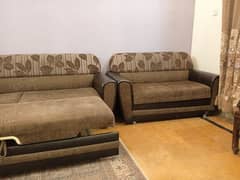 5 seater sofa combed