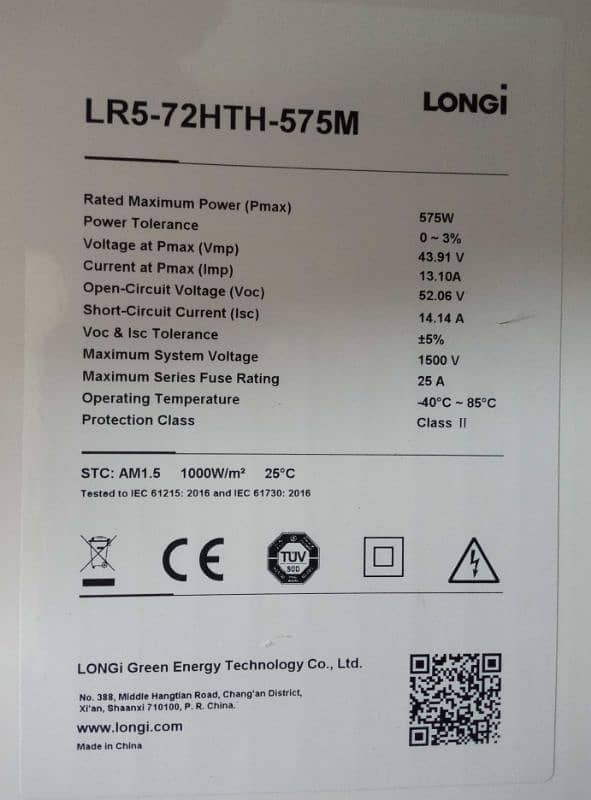 Damaged panel (Longi Himox6) 1