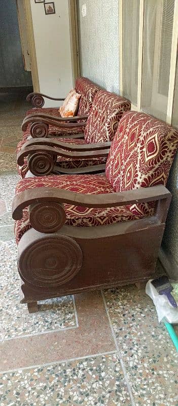 sofa set in used 4