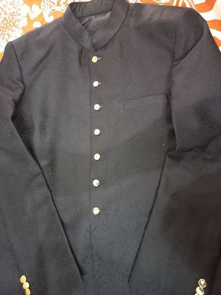 black sherwani bissino 0