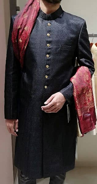 black sherwani bissino 2