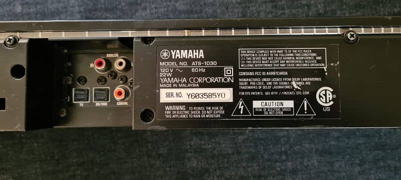 Yamaha Sound bar 100% original Mind blowing sound quality Bluetooth 8