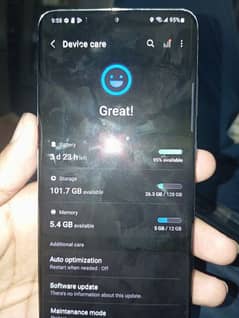 Samsung S20 plus 12gb/128gb 10by 9 condtion not a singal fault