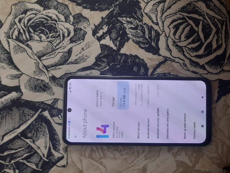 redmi note 10 mobile 10 by 10 condition with box xiaomi 4