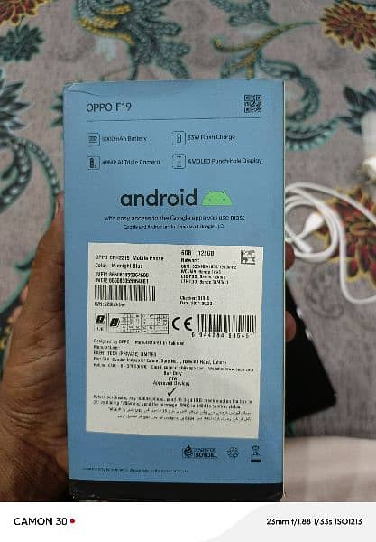 Oppo F19 6gb 128gb good condition 7