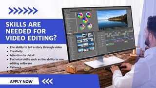 video editors and graphic designers needed