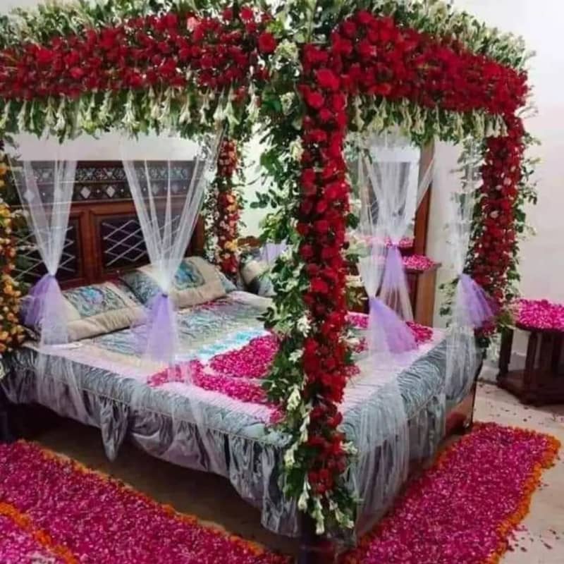 Wedding flowers & Artificial Decoration / Mayo /Mehndi /Barat /Valima 6