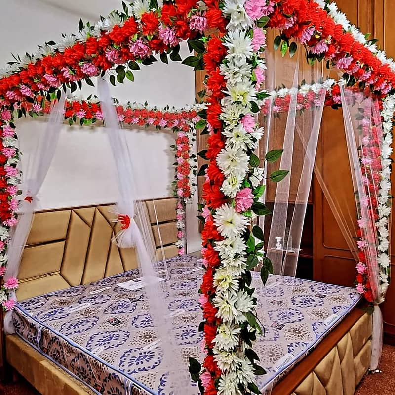 Wedding flowers & Artificial Decoration / Mayo /Mehndi /Barat /Valima 9