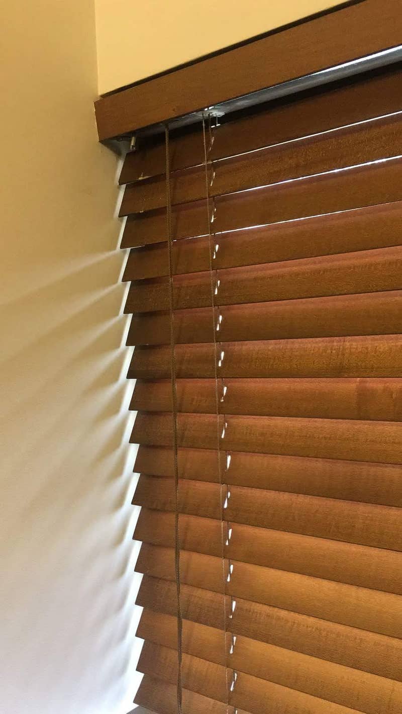 Window blinds curtains rollers vertical wooden blinds 7