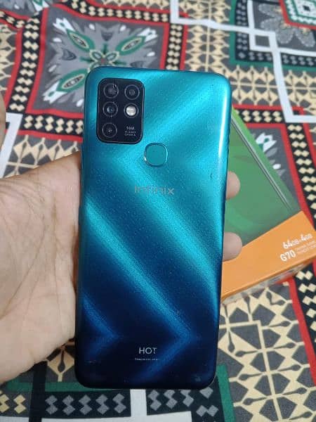 Infinix Hot 10 Mobile with Box 4gb/64gb 4