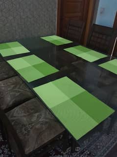 Dining table with 6 chairs