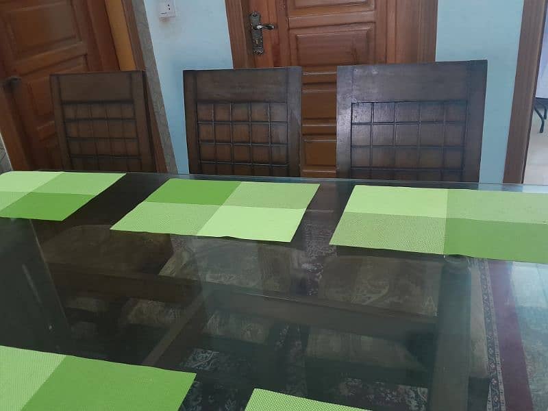 Dining table with 6 chairs 1