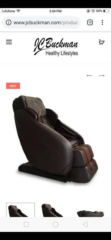 JC Bucman Full Body Massage Chair 2