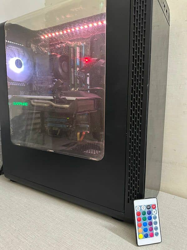 i7 3770 rx 580 8gb z77 gaming pc gaming computer rgb 10