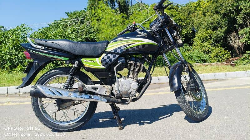 Honda deluxe 125 black- green 5